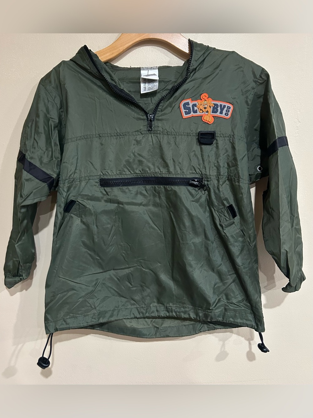 Y2K 2002 Warner Bros Studio Store Scooby Doo Kids 7/8 Stripe Pullover RARE
